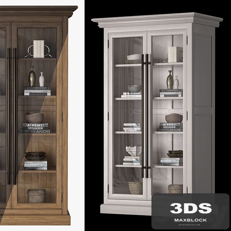 Wide cabinet 20th C. 2door