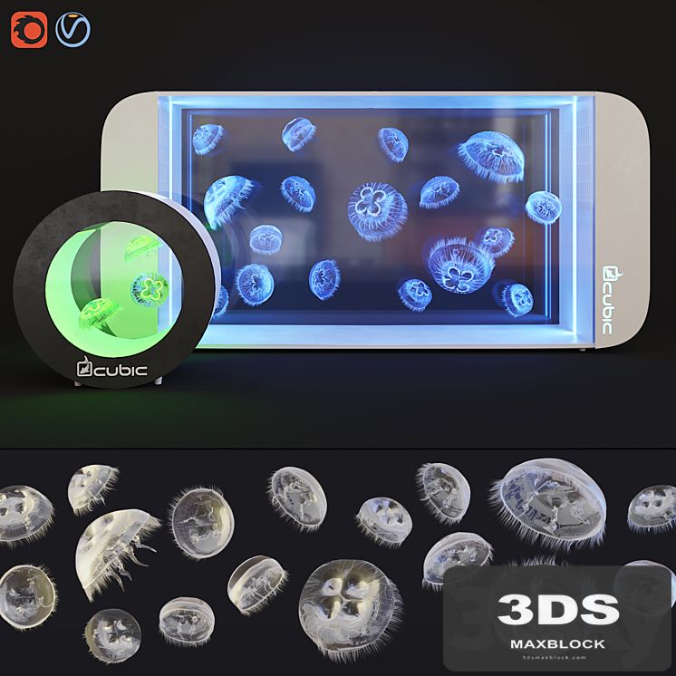 Aquarium for jellyfish Pulse 160/20