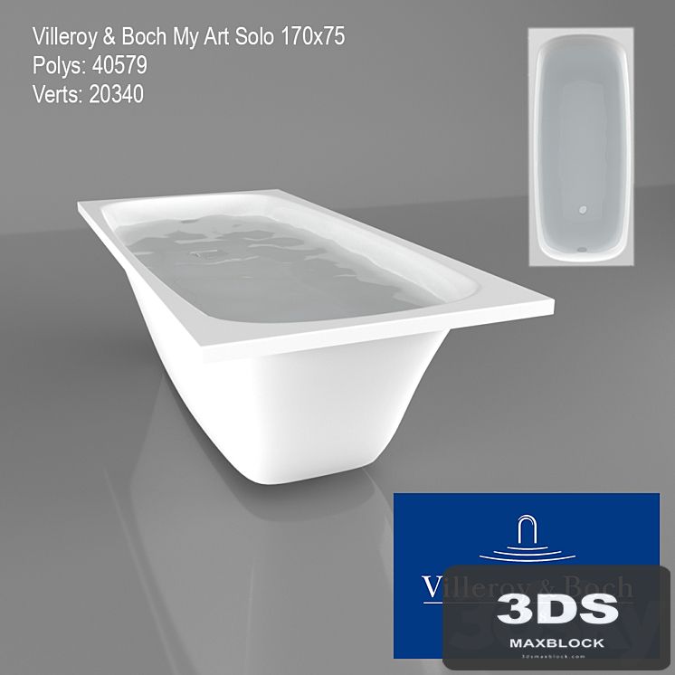 Villeroy &amp; Boch My Art Solo 170x75