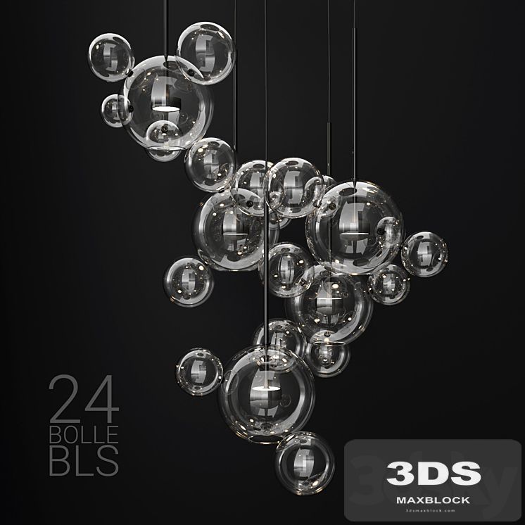 Giopato & Coombes BOLLE 24 bubble  Clear/black