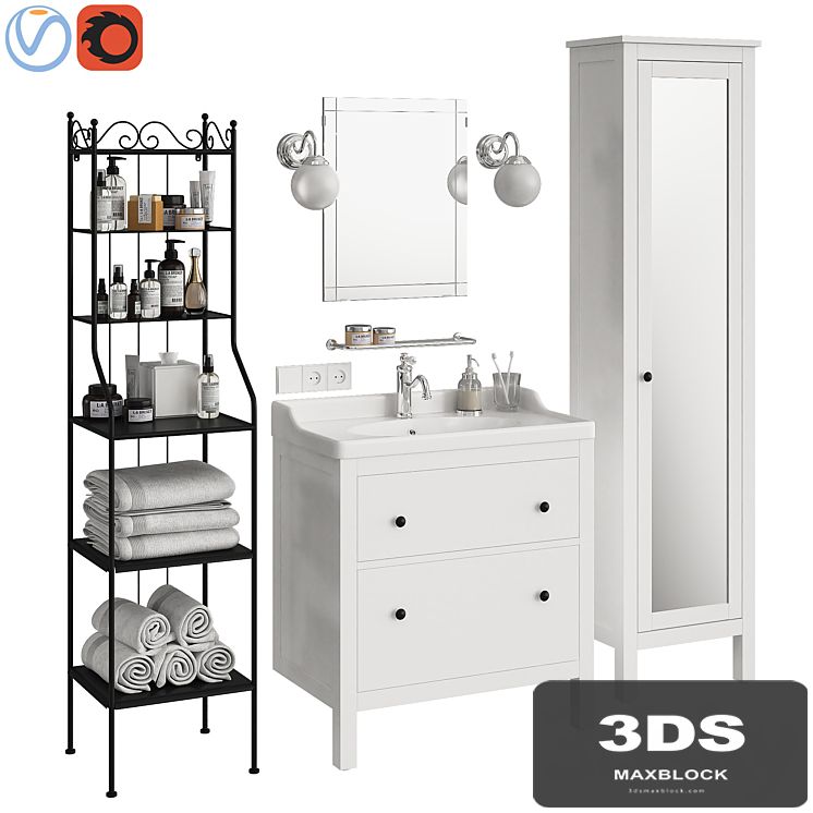 Ikea Hemnes bathroom
