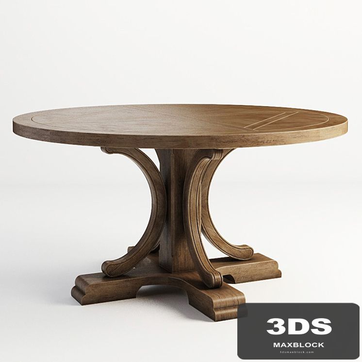 GRAMERCY HOME - ALFORD ROUND TABLE 301.009-2N7