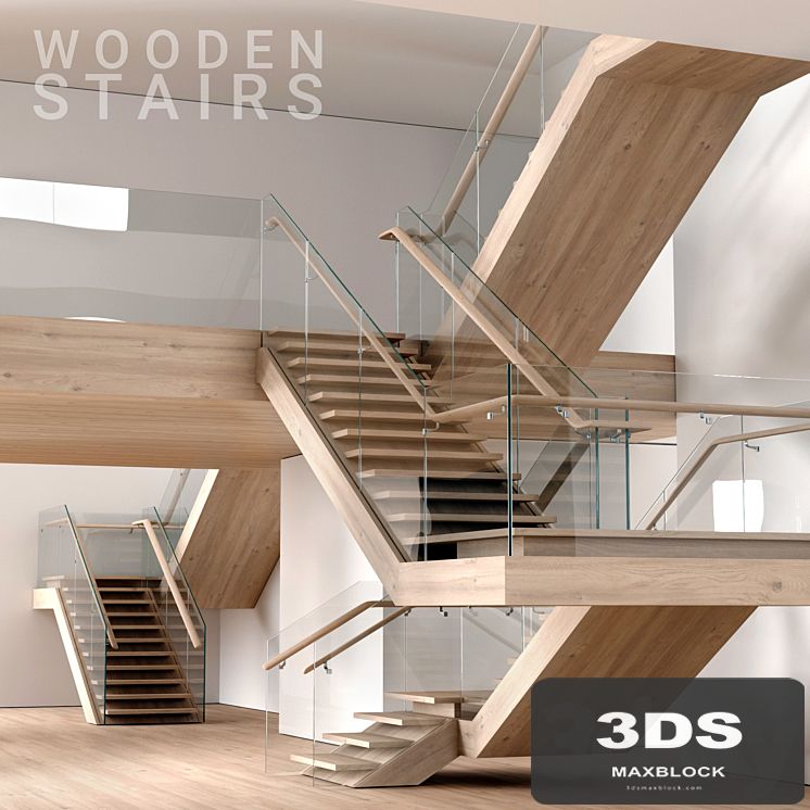 Wooden stairs