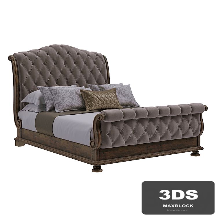 Hooker Furniture Bedroom Rhapsody King Tufted Bed