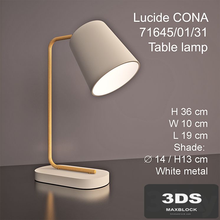 Table lamp Lucide CONA 71645/01/31