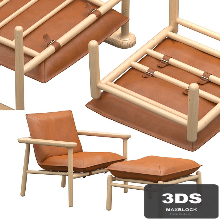 Zanat Igman armchair ottoman
