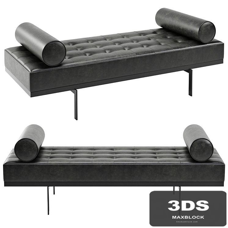 Leather Chaise Long
