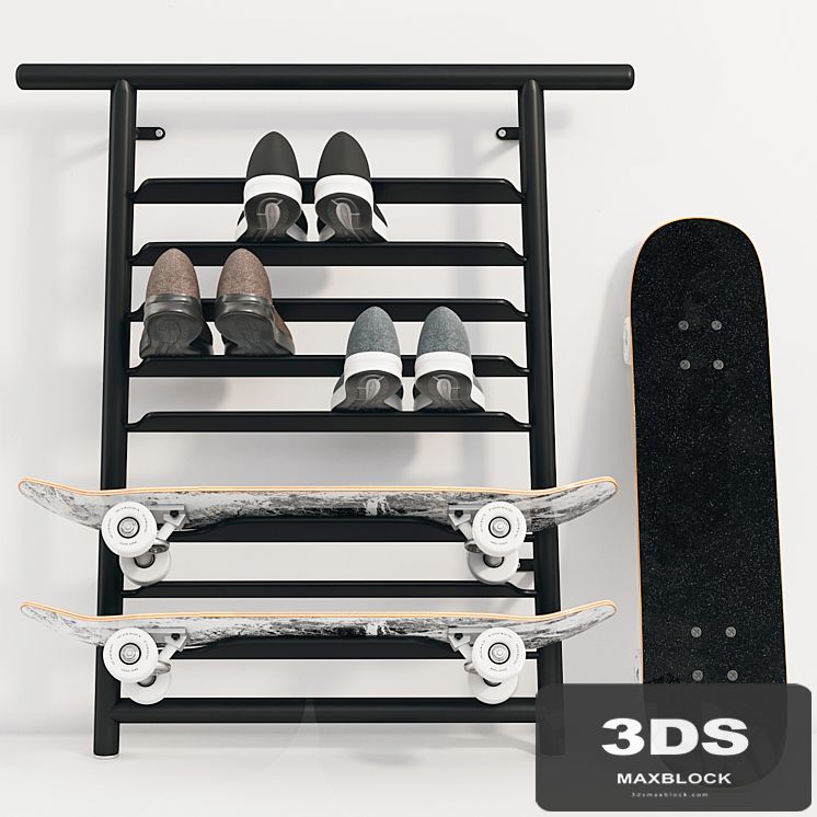 SPANST Shelf for shoes / skateboard (IKEA)