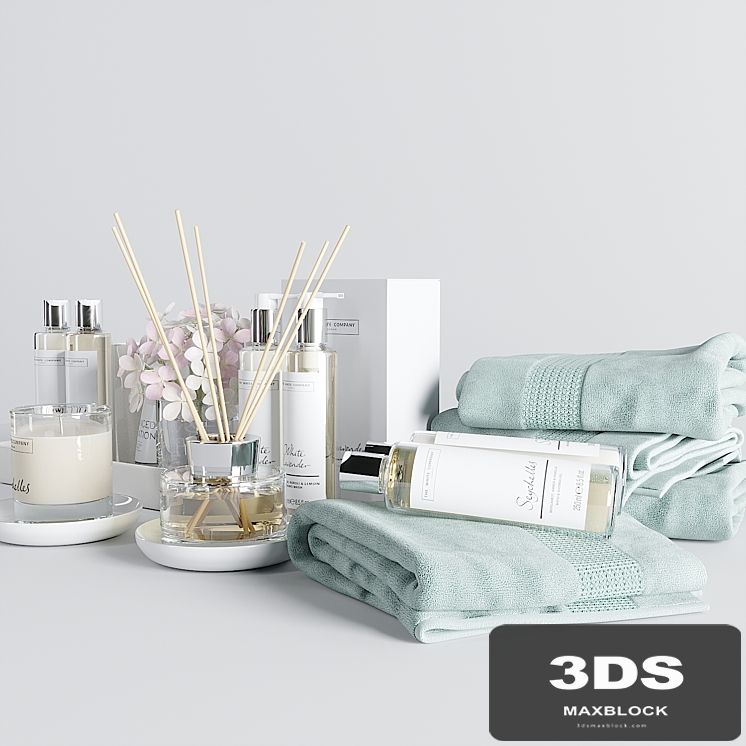 The white company bath set