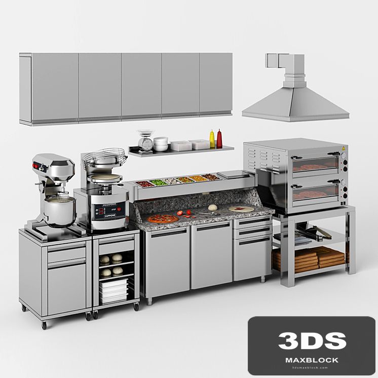 Equipment for pizzeria