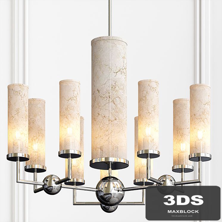 Baker Sodalite Chandelier