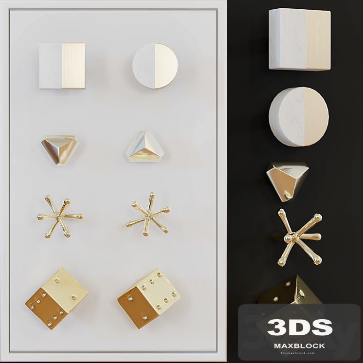 KNOB HOUSE - furniture handles Set 1
