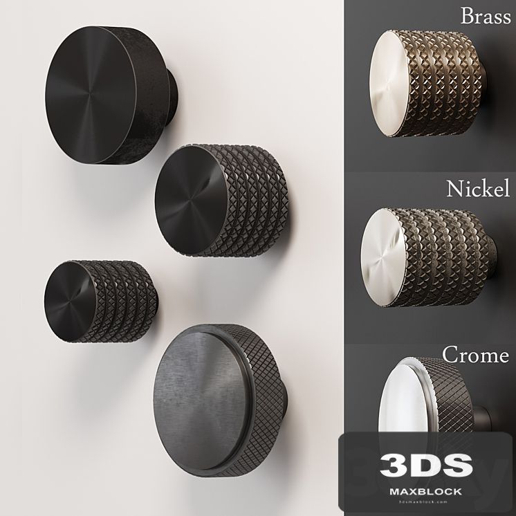 A set of furniture handles (buttons)