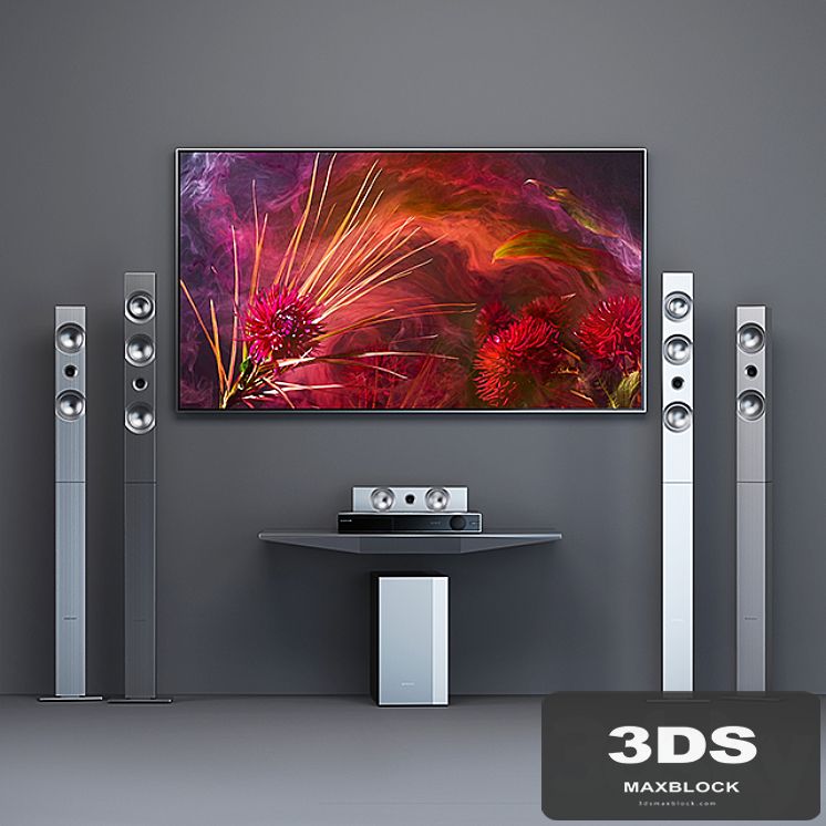 Home Theater Samsung HT-F9750W + tv Samsung Frame