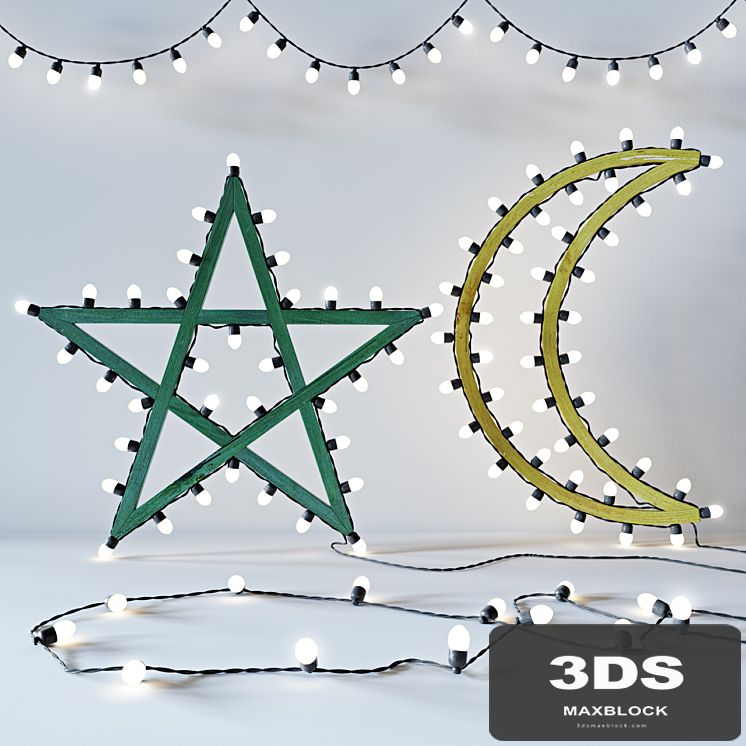 Star moon lights