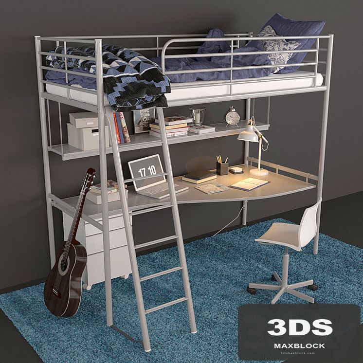 IKEA kids bed Svarta