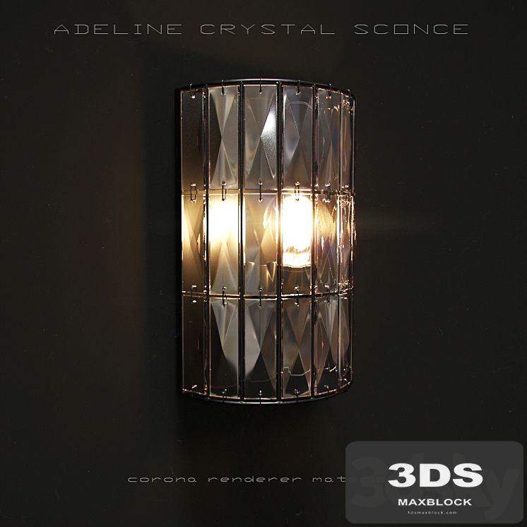 ADELINE CRYSTAL SCONCE