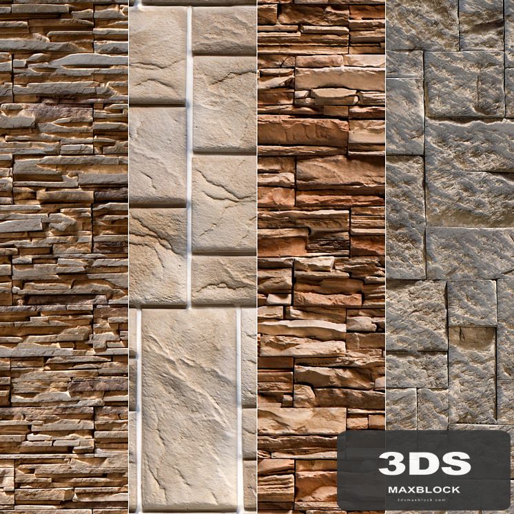 Stone Walls set 17