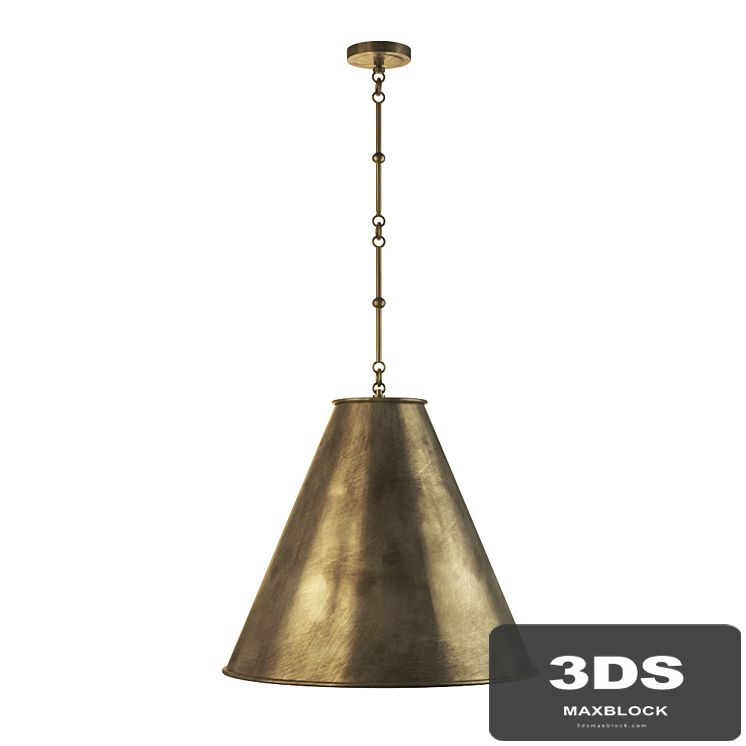 Thomas OBrien Goodman Hand-Rubbed Antique Brass