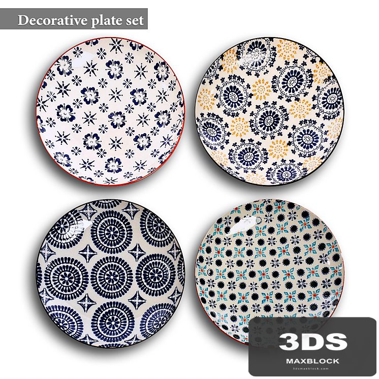 Decorative plate set 2
