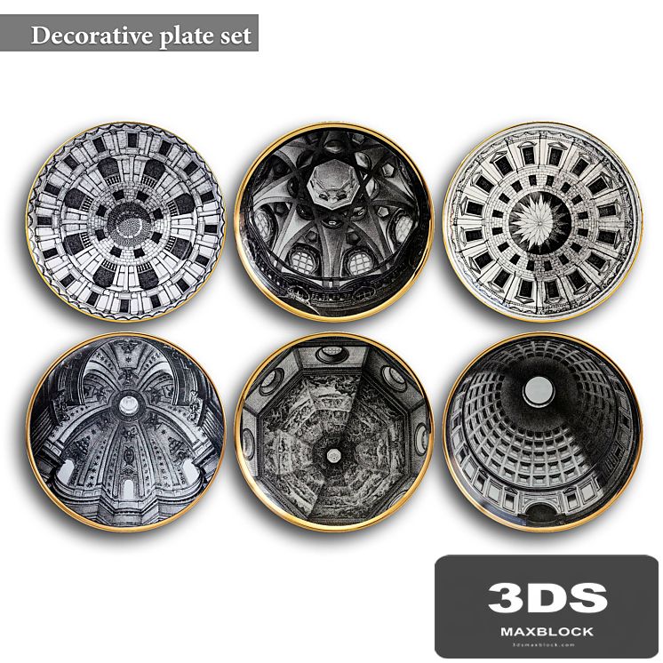 Decorative plate set 5