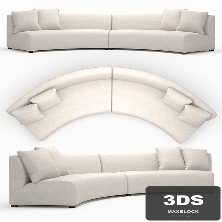 Cue curve sofa