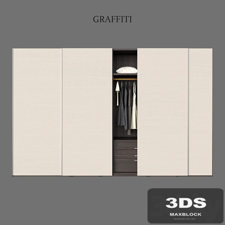 Poliform wardrobes armadi graffiti 2