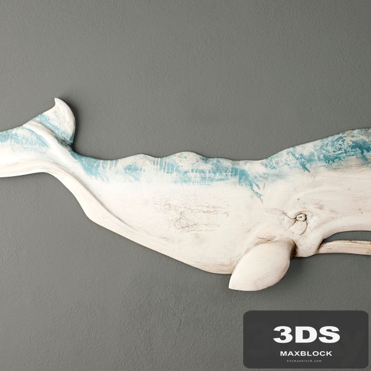 Hand-Carved Sperm Whale / Sunny Wood Design Inc.