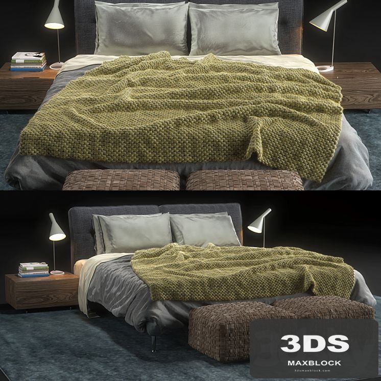 Flexform Bed Adda