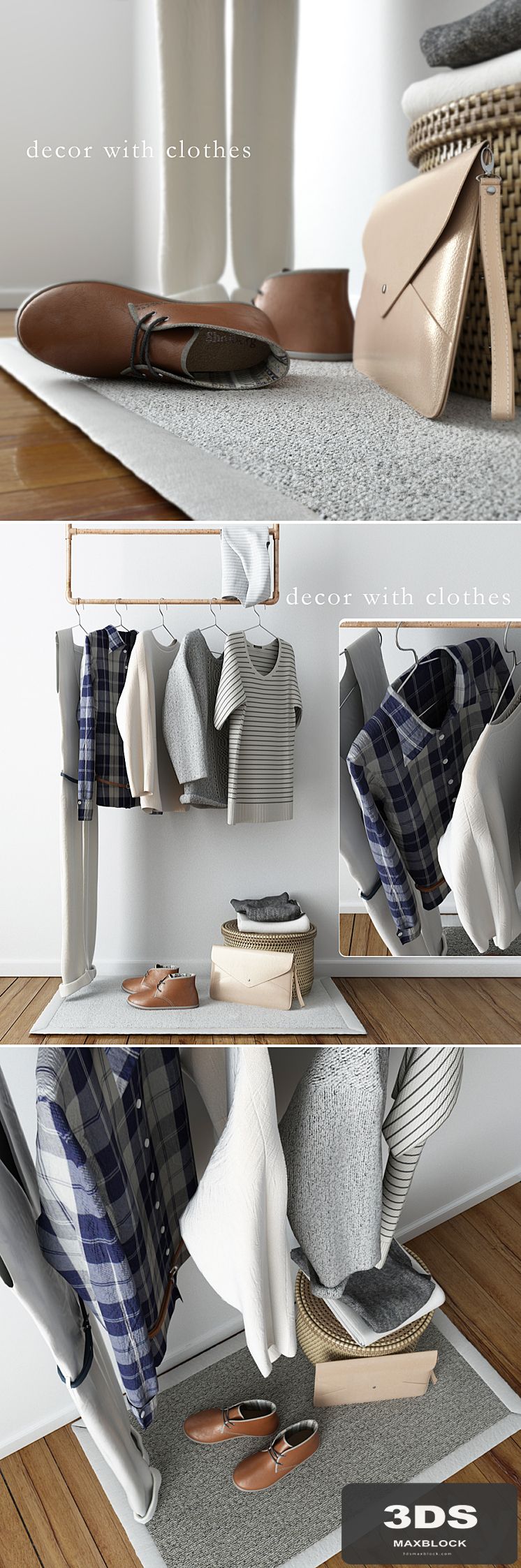 Decor with clothes
