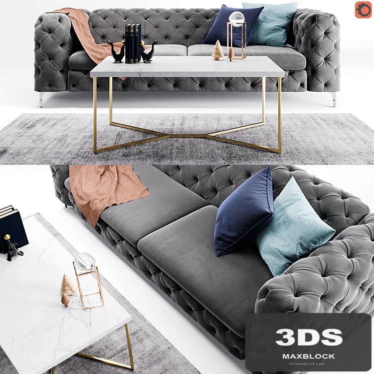 Kogut Chesterfield Sofa