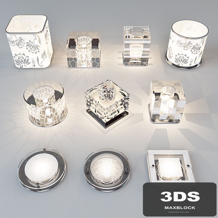 Spotlights glass