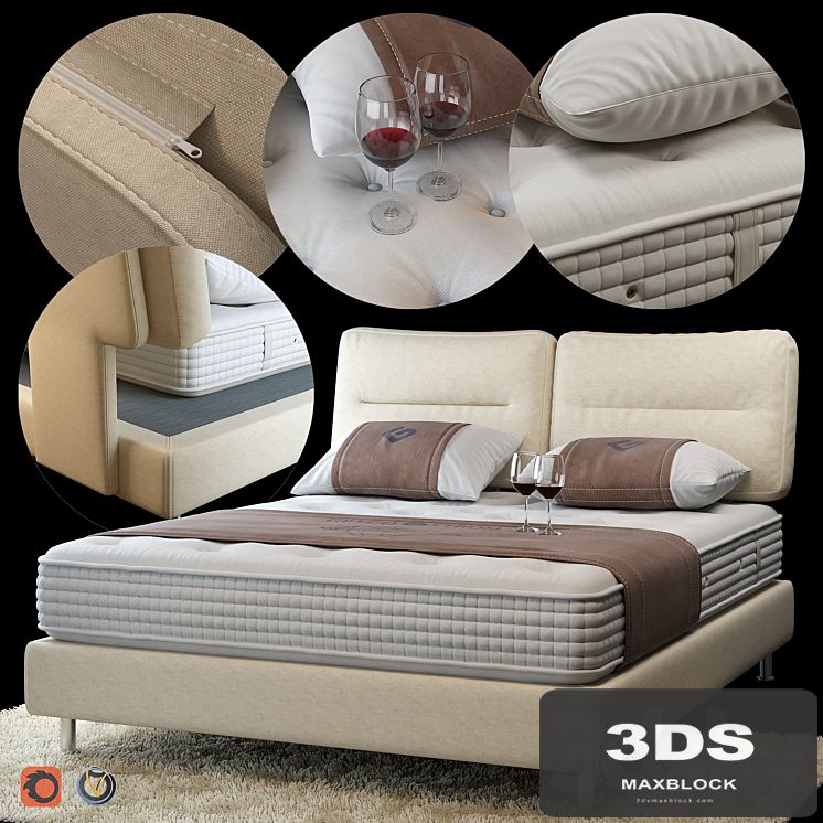 BED # 4 + MATRESS by Greco Strom