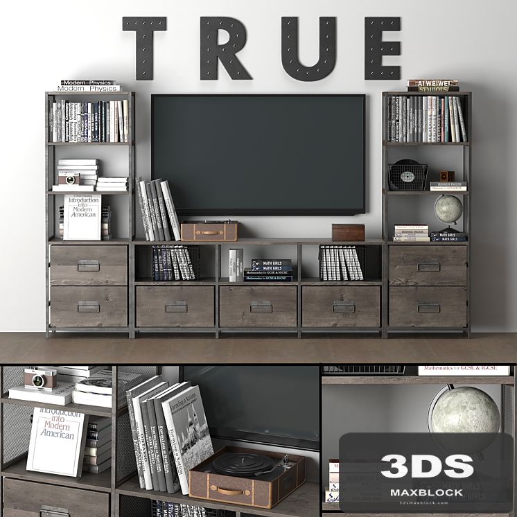 WEXLER WIDE MEDIA WALL SET