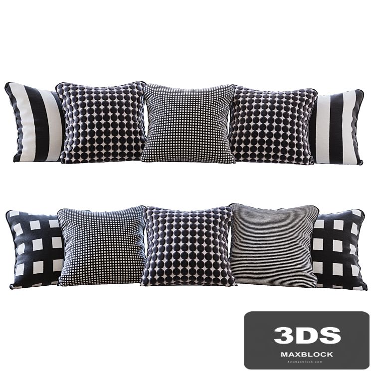 Jab Anstoetz Fabrics Fabric Pillow Set (Pillows Jab Anstoetz Fabrics 01 YOU)