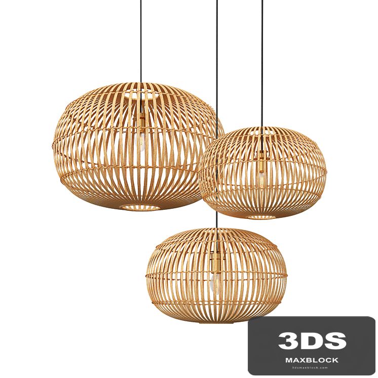 Globe Wooden Pendant Lights