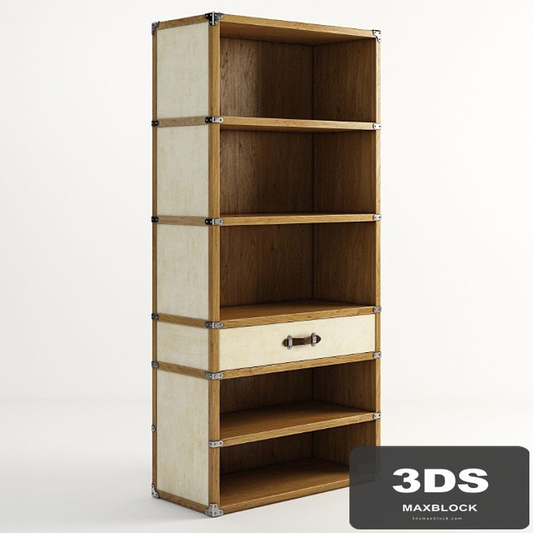 VELLUM TRUNK BOOKCASE MN2110
