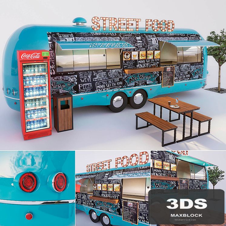 Module for outdoor cafes supplemented