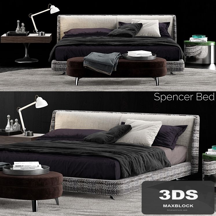 Minotti Spencer Bed