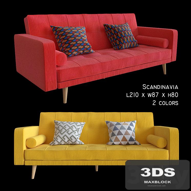 Sofa Imodern Scandinavia 2 colors