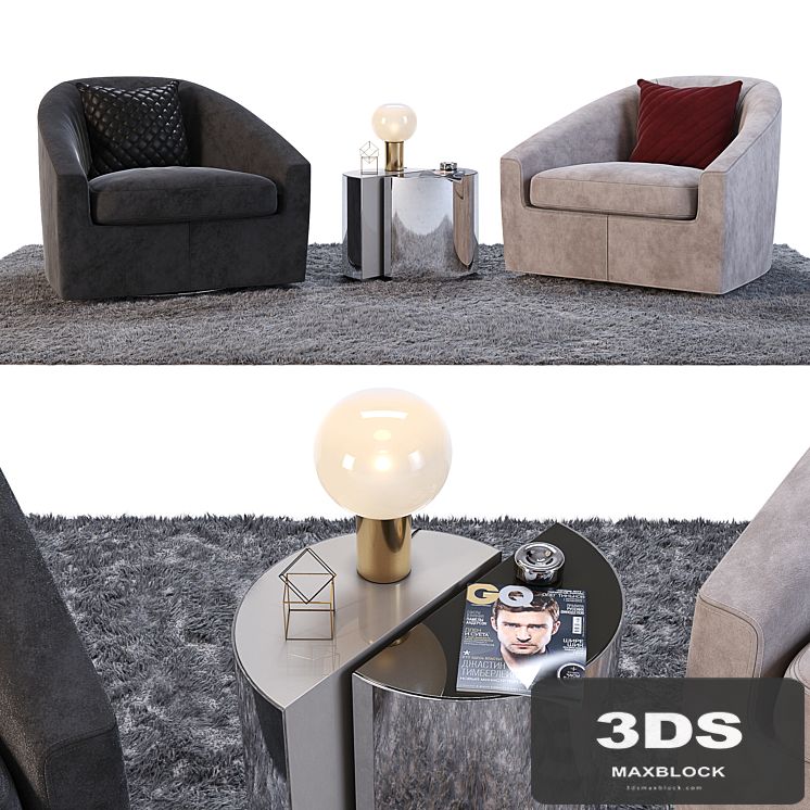 Armchairs minotti quinn