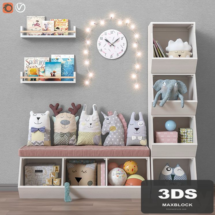 Toys and furniture set 36
