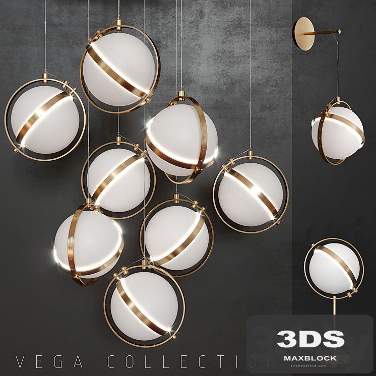 A set of lamps by Baroncelli_collection VEGA