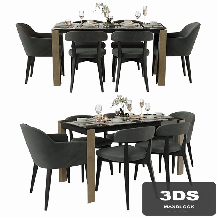 Connubia Calligaris Table with chairs