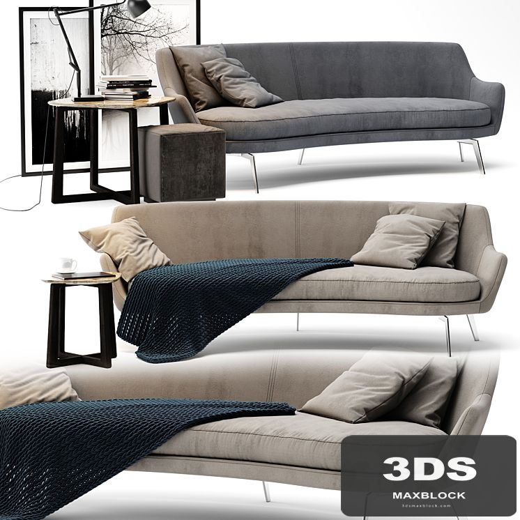 Flexform Guscio Sofa