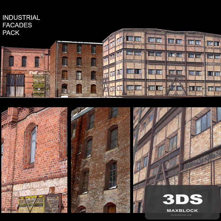 Facade for background vol.5 Industrial area