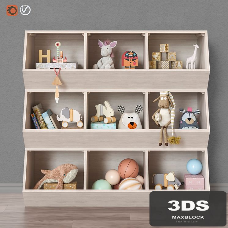 Toys and furniture set 37 (3 colors)