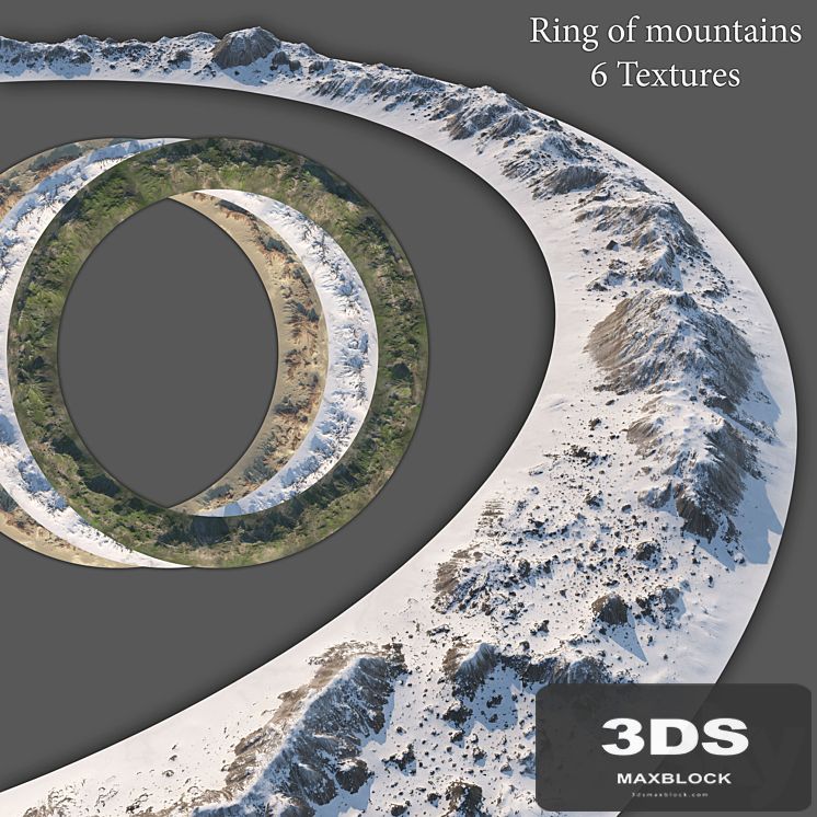 Ring of mountains + 6 Textures