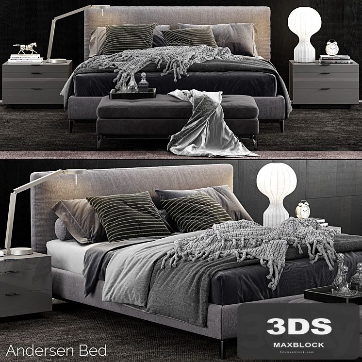 Minotti Andersen Bed