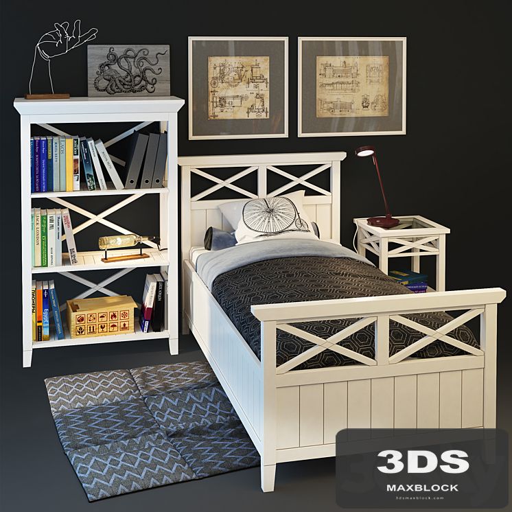 Single bed "Brittany". "Inlavka"